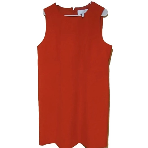 Boss Orange Tangerine Orange Sleeveless Shift Sleeveless Dress sz L / 14? - Picture 5 of 6